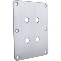 Dayton Audio DBPP-SI Double Binding Post Plate Silver Anodized - $26.14