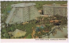 Postcard Aerial View Acapulco Princess Hotel Acapulco Mexico - £2.76 GBP