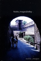 1967 Entrance Castle Vecchio People Verona Italy Kodachrome 35mm Color Slide - £2.81 GBP