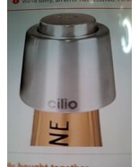 Wine Stopper Cilio Air Tight Drip Proof Stainless Steel - £6.91 GBP