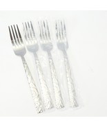 Oneida Cebra Dinner Forks 8&quot; Stainless Lot of 4 NEW - $48.12 CAD