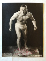 L.Malezieux – Wrestling - Firmato &amp; Dedicated Foto - Autografata &amp; Dedic... - $145.72