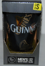 Guinness Beer Men Boxer Short Pint Glass Size Small S NEW Cotton Black - £7.70 GBP