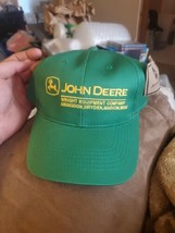 John Deere Licensed Green Cotton Snapback Wright Equipment Company Baseb... - $13.06