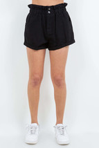American Bazi High Waist Paper Bag Shorts - $22.91