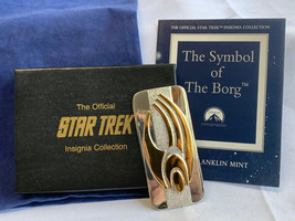 1995 Sterling Silver The Franklin Mint Star Trek The Symbol of the Borg 23.93g - £39.10 GBP