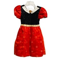 Minnie Mouse Disney Store Dress Up Costume Black/Red/White Polka Dot Size 5/6 - £14.64 GBP