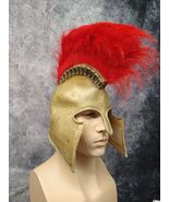 Adult Latex Greek Helmet Costume Hat Corinthian Soldier Galea Medieval W... - $541.94 MXN
