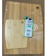 Durable Bamboo Cutting Board w/ Hook Holder Slots Eo-Friendly 2pcs Set +... - $379.94 MXN