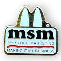 McDonald's Vintage Lapel Pin MSM My Store Marketing  - £10.35 GBP
