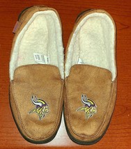 Minnesota Vikings  slipper Moccasin M (9-10) NFL Men&#39;s Brown Forever Col... - $488.08 MXN
