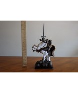 Vintage resin sculpture, &quot;The Coming King&quot;, Max Greiner Jr. 10.5&quot; w/ Sword - £15.72 GBP