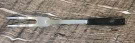 Vintage EKCO USA Stainless Two Prong Meat Fork Black Plastic Handle 11.5... - $176.52 MXN