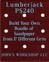 Build Your Own Bundle Lumberjack PS240 1/4 Sheet No-Slip Sandpaper 17 Grits - £0.78 GBP