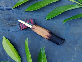 55mm Woodcarving knife, Straight edge, Fresh wood carving, Spooncarving, - $1,827.82 MXN