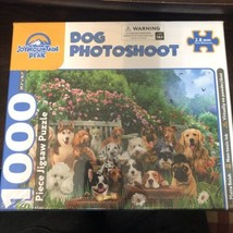 joy mountain peak dog photo shoot 1000 pieces gigsaw puzzle Sealed Matte... - $16.82