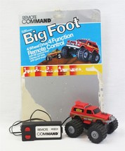VINTAGE 1984 Remco Remote Command Big Foot 4WD Remote Control Truck - £38.92 GBP