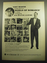 1957 RCA Victor Albums Ad - Tony Martin invites you to a world of romance - £14.82 GBP