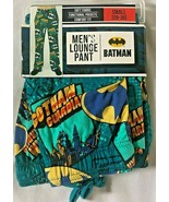Batman Sleep Pants Mens Small Lounge Pajamas New Gotham Guardian Vintage... - £16.55 GBP