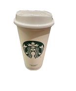 Starbucks Reusable Grande 16 OZ Hot Cold Coffee Cup Lid 2012 Siren Logo - £5.55 GBP