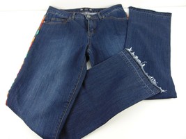 Tru Luxe Designer Jeans Slim Flare Stretch Mid Rise Size 8P - $24.74