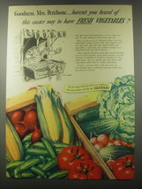 1941 Safeway Produce Ad - Goodness, Mrs. Pettibone - £14.78 GBP