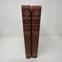 Book of Knowledge Volumes 2 &amp; 3 The Children&#39;s Encyclopedia 1942 Vintage - £15.62 GBP