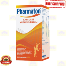 1 X 100s Pharmaton Capsules with Ginseng and Selenium Energy Booster Performa... - £40.38 GBP