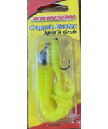 Johnson Crappie Buster Spin R Grub 1/16oz-1pk of 2pcs-Brand New-SHIPS N ... - $1,652.87 MXN