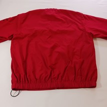 Cutter & Buck DODGE-CHRYSLER Men's Large Red Pullover Windbreaker V-Neck Jacket image 13