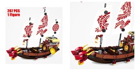 Ninja Kaai Destiny Bounty Ship Ferry Dragon Boat Building Block A1 - £23.17 GBP