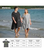 Winthome Surf Poncho Changing Towel Robe with Hood and Pocket, Microfibe... - £27.45 GBP