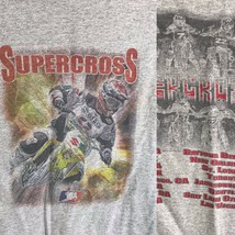 Vintage Motocross Tee Supercross Jansport Sz S AMA 2 side Sobe Suzuki - $49.40