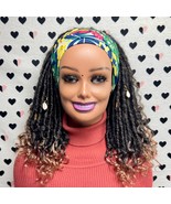 Faux Locs Headband Wig Boho Goddess Loc Curly Faux Dreadlocks Wigs  - $1,860.34 MXN