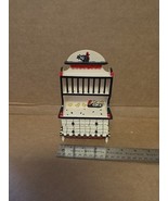 Vintage Artisan Dollhouse Miniature Hutch Cupboard Painted Rooster Eye C... - $46.24 CAD
