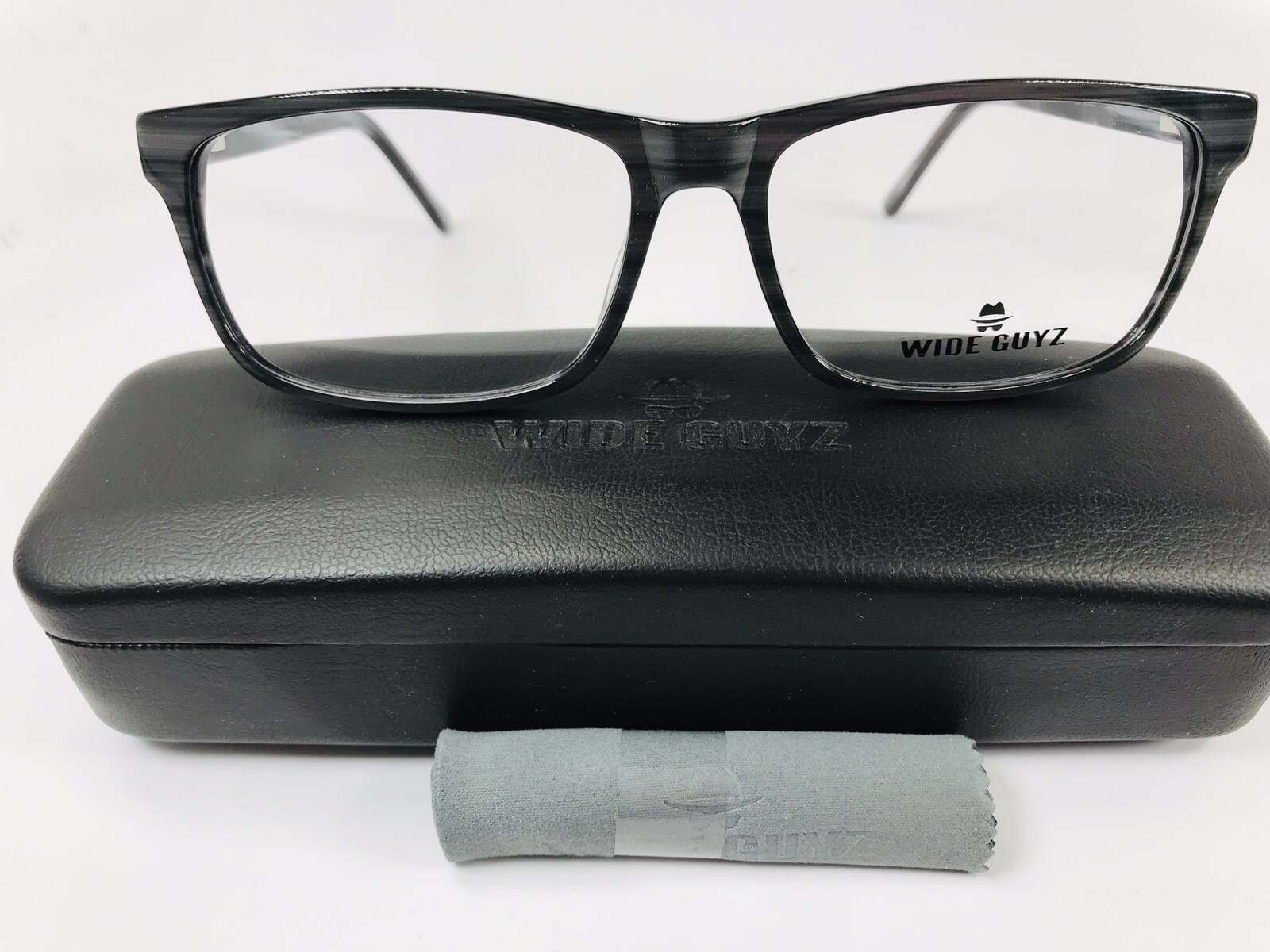 New Wide Guyz Grey Marble MAD DOG Eyeglass 63/17/155 for The Stylish Large Man Item image 2