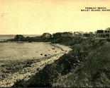 Pebbley Beach Bailey Island Maine ME 1908 DB Postcard - $19.75