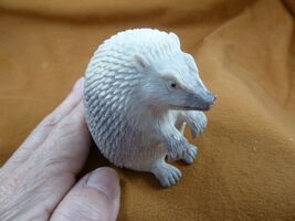 Hed-w11 little sitting Hedgehog shed moose ANTLER figurine Bali detailed... - $268.59