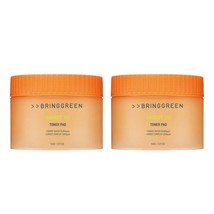 Toner Pads Kor EAN Skin Bringgreen For Face Carrot Vita Bring Green Facial 120 Ct - £31.33 GBP