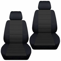 Front set car seat covers fits Nissan Maxima 1994-2020  black and charcoal - $72.99