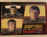 Star Trek The Next Generation Villains Trading Card #65 Commander Tomalak - £1.54 GBP