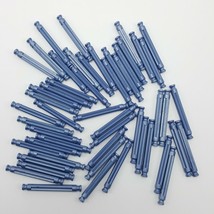 50 K&#39;nex Rod 54mm Metallic Blue Replacement Part Piece 91952 Discontinued - £4.57 GBP