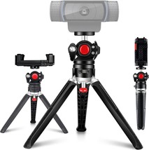 With A 360° Ballhead [Angle Adjustable] Desktop Tripod For Light And 1/4&quot; Thread - £31.04 GBP
