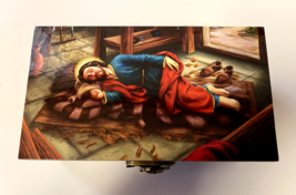 Sleeping Saint Joseph Petition Wood Box , New #AB-023 - $14.99