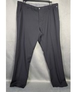 Adidas Golf Pants Mens 40X32 Black Straight Relaxed Flat Front - $25.09 CAD