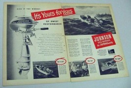 1948 Print Ad Johnson Sea-Horse Outboard Motors Waukegan,IL - £16.86 GBP