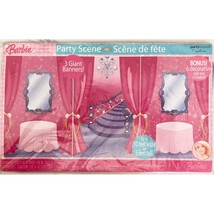 Hallmark Barbie Party Scene Decorations 3 Giant Banners - £11.82 GBP
