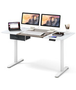 Height Adjustable Electric Standing Desk with USB Charging Port-Gray - C... - $5,309.18 MXN
