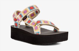 Teva women&#39;s flatform universal crochet sandal for women - $71.00