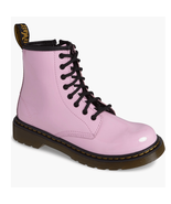 Dr. Martens Air Wair 1460 Boot, Patent Leather Pale Pink/Black, Boy Size... - $102.57 CAD
